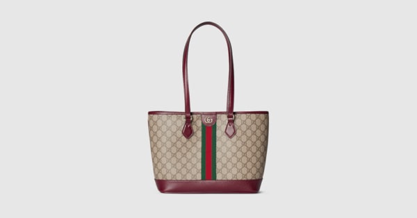 【GUCCI】OPHIDIA TOTE BAG GUCCI Ophidia Large $2500 Black/Gray GG Denim Tote Bag New