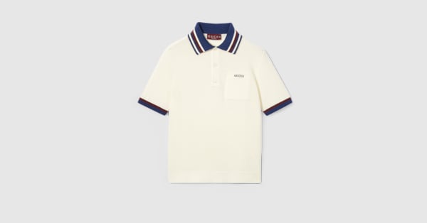 GUCCI ポロシャツ シルクニットシャツ ダイアゴナル GUCCI ポロシャツ シルクニットシャツ ダイアゴナル