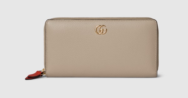 【日本限定】GUCCI ダブルG バイカラー ミニ ウォレット 直営店 ダブルG バイカラー ミニ ウォレットライトブルー＆ベージュ