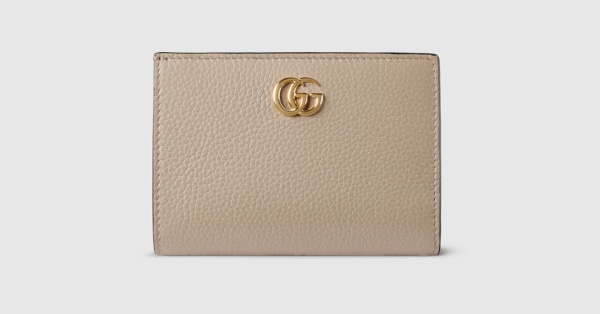 日本限定 ダブルG バイカラー スモールウォレット ・ベージュ