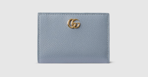 最終値下げ GUCCI ダブルG 二つ折り財布 水色 パステルカラー バイカラー GUCCI ダブルG 二つ折り財布 水色 パステルカラー バイカラー