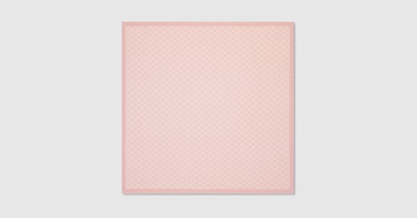 GUCCI ベビーブランケット マット ピンク 80-80 Baby GG wool blanket in light pink | GUCCI® US