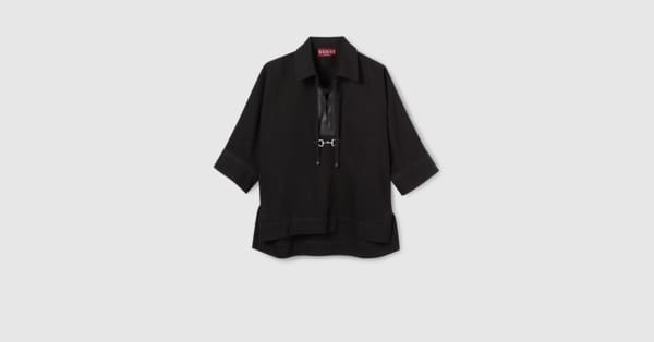 ホースビット デニム シャツブラック | GUCCI公式
