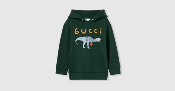 チルドレンズ〕プリント スウェットシャツ ・グリーン | GUCCI公式
