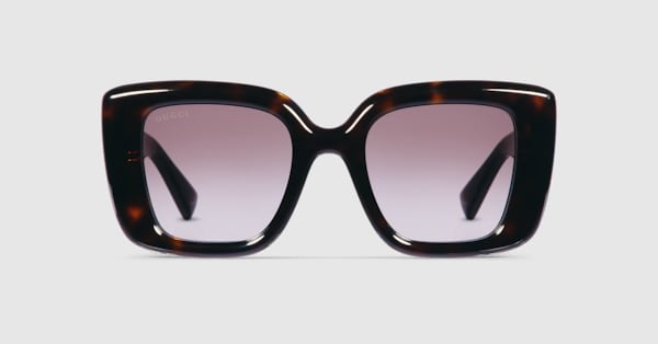 bigskygo76　0112 Geometric frame sunglasses in tortoiseshell | GUCCI® US