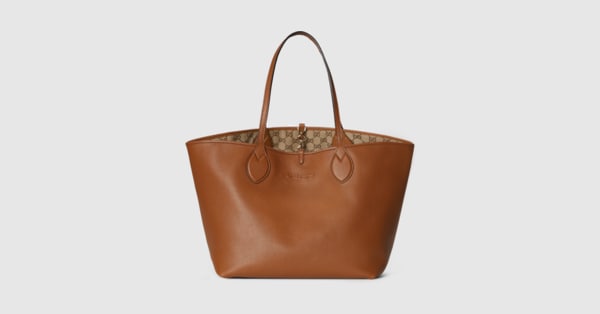 Gucci Totissima large reversible tote bag in brown leather