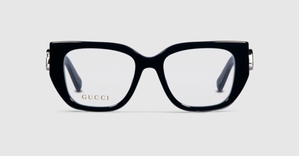 Butterfly optical frame in black | GUCCI® US display picture 3