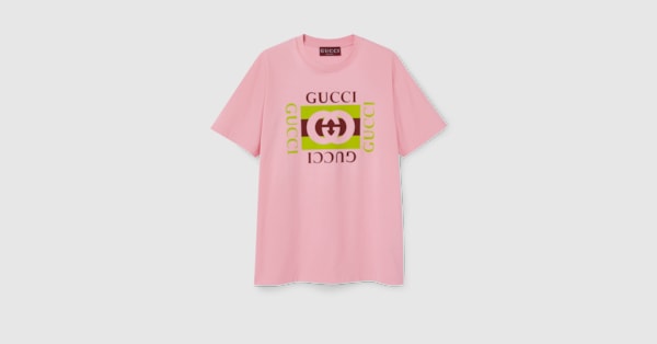 新品未使用GUCCI SWEET GUCCI Tシャツ ピンク Gucci Sweet Gucci Tシャツ | ピンク | FARFETCH JP