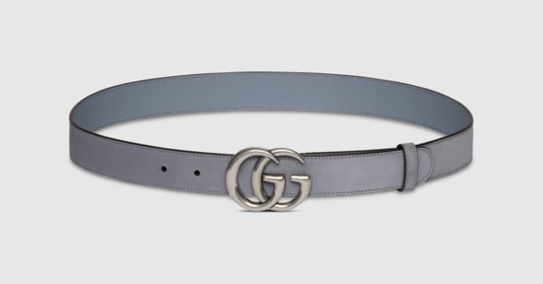 ベルト GUCCI GG MARMONT THIN BELT GG Marmont thin belt in grey suede | GUCCI® US