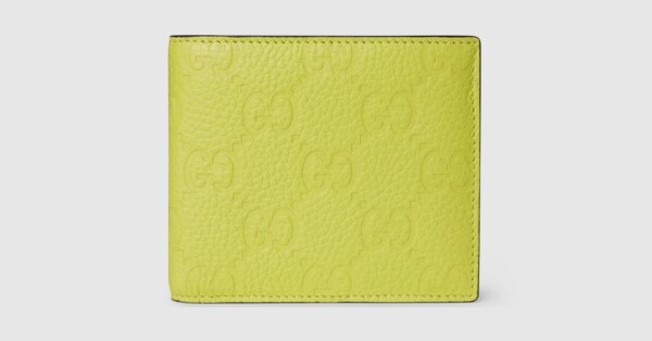 グッチ インプリント〕日本限定 コインウォレット ・アシッドグリーン
