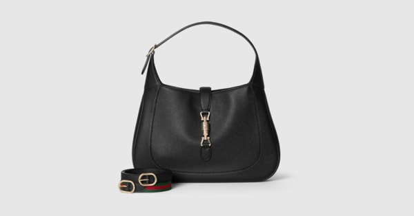 Gucci Jackie 1961 large bag in black leather | GUCCI® US