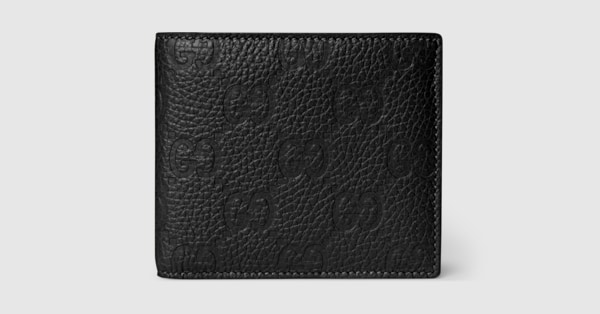 [GUCCI] コインケース　ブラック ダブルG カードケース ウォレット（コイン＆紙幣入れ付き