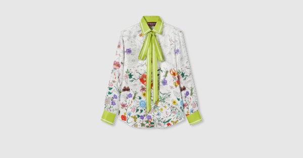 【GUCCI】lady's ショートスリーブニット コットンシルク white GUCCI】lady's ショートスリーブニット コットンシルク white
