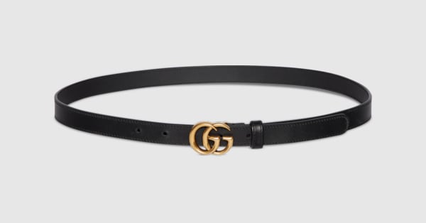 【最終値下げ】GUCCI ベルト ダブルGバックル 楽天市場】GUCCI グッチ Gバックル レディースベルト レザー 黒