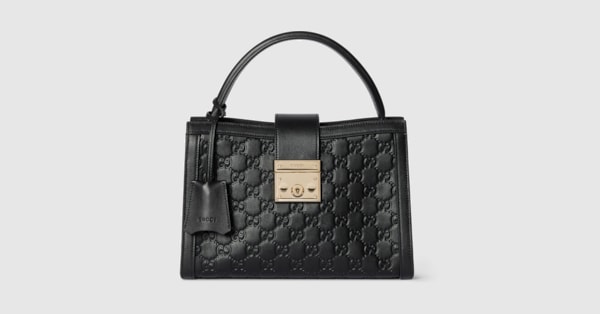 Gucci Padlock medium top handle bag