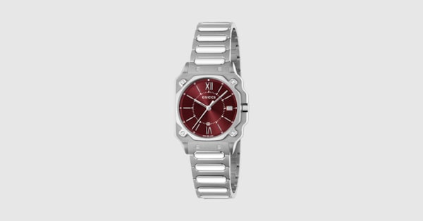 G-Flat watch, 30mm in steel | GUCCI® US