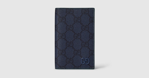 【未使用】GUCCI ボトルケース　ネイビー　GG 内部アルミ加工 768249_FAFBE_8447_001_080_0000