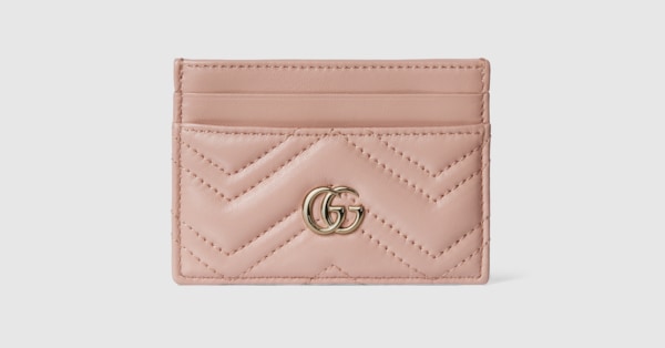 【美品】GUCCI ダブルG カードケース ダブルG カードケース ・ピンクベージュ レザー | GUCCI公式