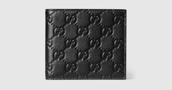 【極美品】GUCCI エンボス GG フォールドウォレット ダブルG ウォレット ・ブラック レザー | GUCCI公式