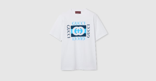 GUCCI ホワイト スウェットシャツ XS Cotton jersey sweatshirt in white | GUCCI® CA