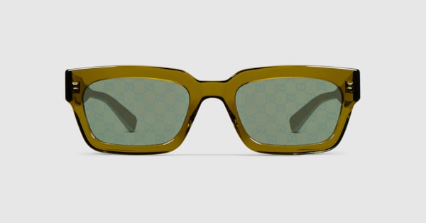 GUCCI サングラス スクエア サングラス ・ブラック | GUCCI公式