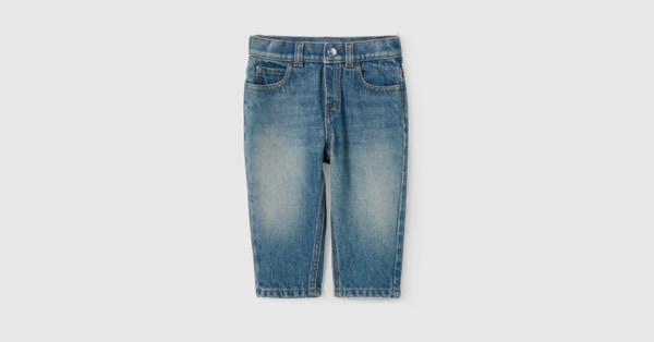 ベビー〕デニム パンツ ・ブルー | GUCCI公式