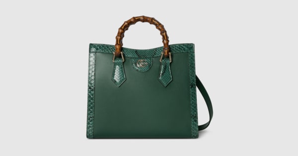 グッチ ダイアナ〕ミディアム トートバッグ ・グリーン レザー | GUCCI公式