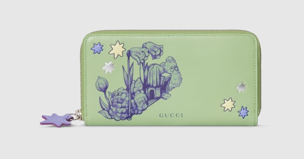 日本限定 ヒグチユウコ バイカラー ジップアラウンドウォレット