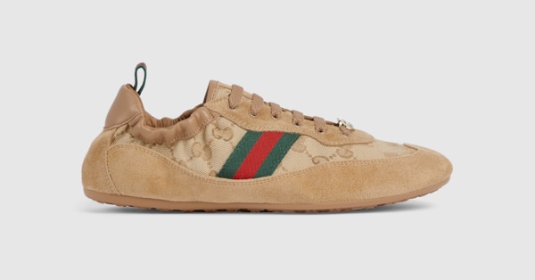 Women's Gucci Shift trainers in light beige GG canvas | GUCCI® UK