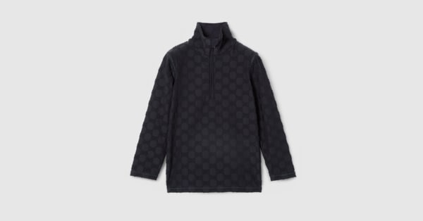 Children's GG terrycloth T-shirt in dark blue | GUCCI® US