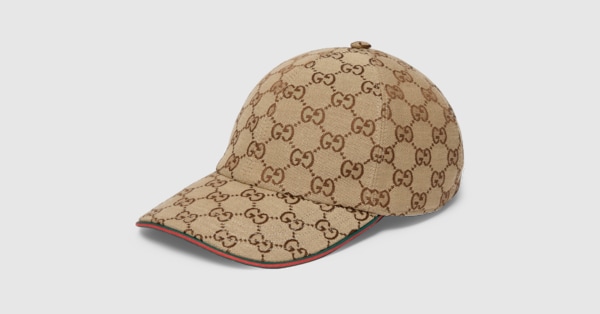 GG canvas baseball cap in beige and dark brown | GUCCI® US GG canvas baseball cap in beige and dark brown | GUCCI® US