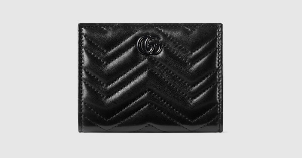 ダブルG ウォレット ・ブラック レザー | GUCCI公式