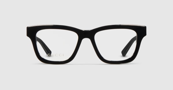 Cat-eye optical frame in black | GUCCI® US