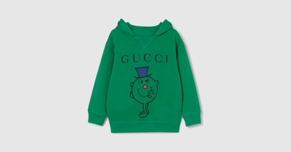 チルドレンズ〕コットン スウェットシャツ ・ダークグリーン | GUCCI公式