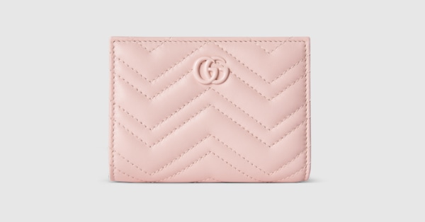 ダブルG ウォレット ・ピンク レザー | GUCCI公式 ダブルG ウォレット ・ピンク レザー | GUCCI公式