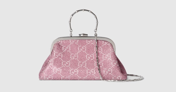 Gucci Crystal medium evening top handle bag