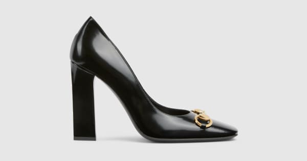 【美品】 GUCCI パンプス ブラック 24.5～25cm シニョーラ〕ウィメンズ パンプス ・ブラック レザー | GUCCI公式