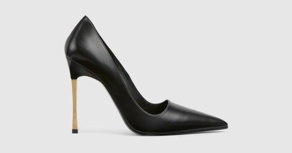 ボムシェル〕ウィメンズ パンプス ・ブラック レザー | GUCCI公式
