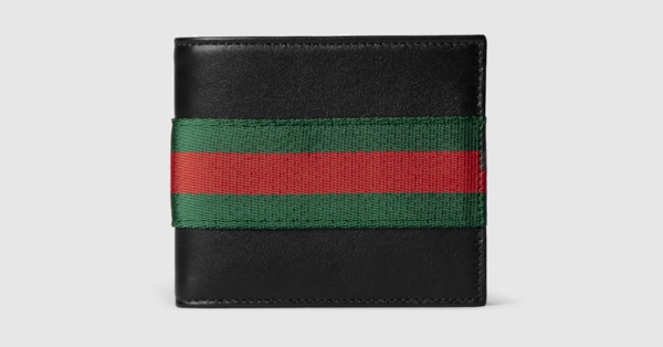 ウェブ トレードマーク〕コインウォレット ・ブラック レザー | GUCCI公式