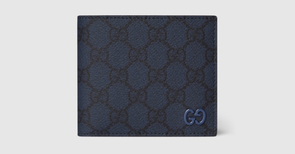 GG コインウォレット ボルドー インテリア ・ダークブルー GG