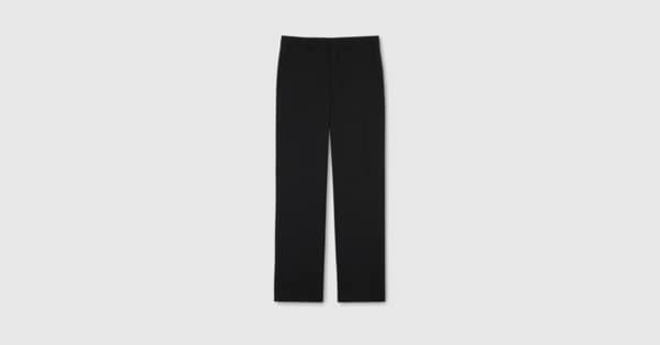 GGウール パンツ ・ブラック | GUCCI公式