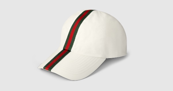 希少　GUCCI バケットハット　プリント　ビーチ　総柄　ホワイト　レッド　帽子 GUCCI（グッチ）ハット 白 サイズ:59cm レディース/2200581706201