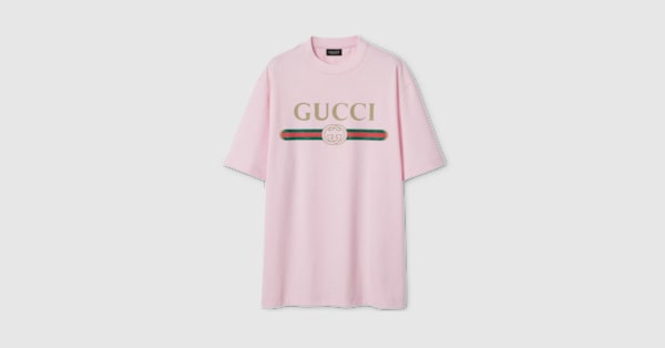 新品！GUCCI×ロンハーマンコラボ　Tシャツ サイズ10 ピンク Gucci Cotton Jersey Long-Sleeved T-Shirt Ready-To-Wear - Pink