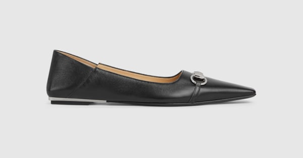 美品 GUCCI インターロッキング フローラ バレエシューズ 36 1/2 862777_BKO00_1000_001_100_0000