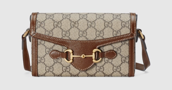 美品✨GUCCI グッチ ショルダーバッグ ホースビット GGキャンバス グッチの人気ライン「ホースビット」バッグがモダンなシェイプに刷新