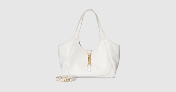 メルカート〕スモール トートバッグ ・ホワイト レザー | GUCCI公式