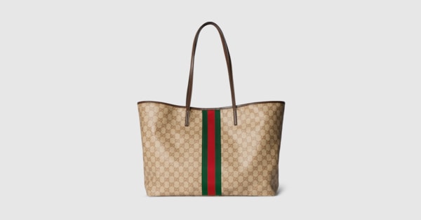 ♡ GUCCI バック Gucci Tribeca large tote bag in sand and brown GG canvas | GUCCI® ZA