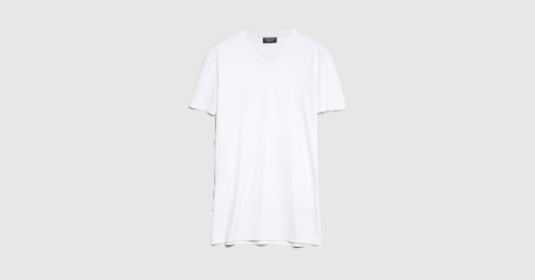 Soft rayon jersey T-shirt in white | GUCCI® US