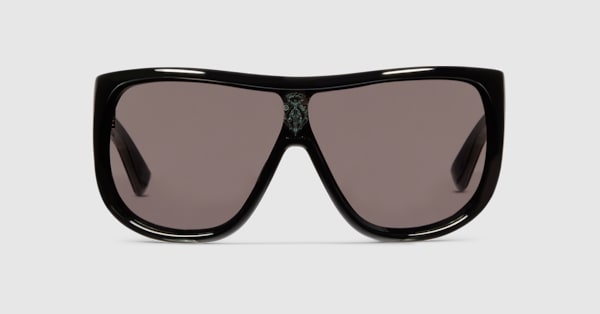 Mask frame sunglasses in black | GUCCI® CA