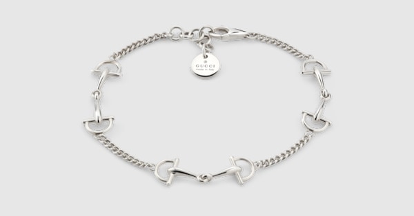 Gucci Staffa chain bracelet in 925 sterling silver | GUCCI® US
